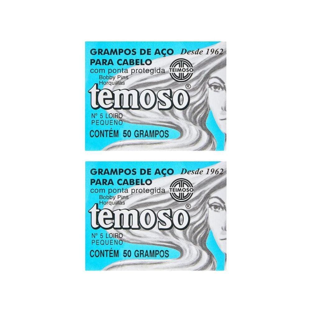 Grampo Teimoso N 5 Com 50Un Louro - Kit Com 2Un