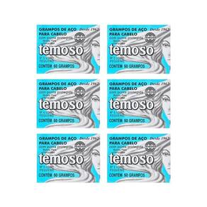 Grampo Teimoso N 5 Com 50Un Louro - Kit Com 6Un