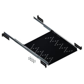 Bandeja Móvel Max Eletron 19 1U X 600Mm Ventilada 4 Pontos