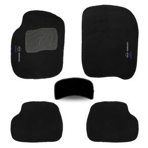 Tapete para Peugeot 208 2013 a 2019 Carpete Automotivo Jogo 5 Peças Preto Bordado