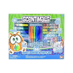Material de arte, conjunto para colorir, kit de desenho, Scentimals Scented
