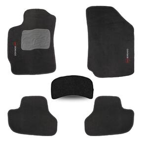 Tapete Idea 2014 2015 2016 Carpete Automotivo Jogo 5 Peças Preto Bordado