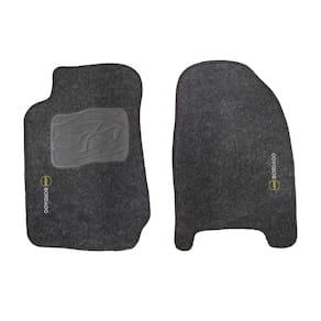 Tapete S10 2012 a 2017 Cabine Simples Carpete Automotivo Jogo 2 Peças Grafite Bordado