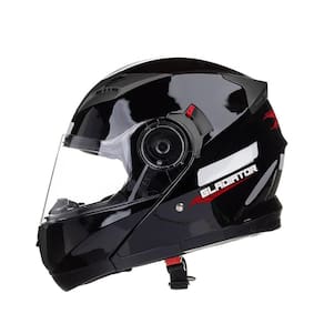 Capacete Texx Escamot Gladiator Pret Brilhante 56 [f016]