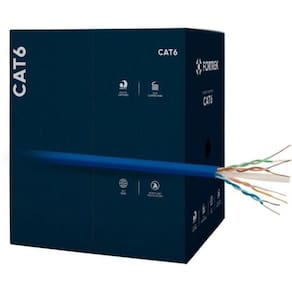 Cabo De Rede Cat6 305m Fortrek Fk510c Cmx Azul - Cx - 305