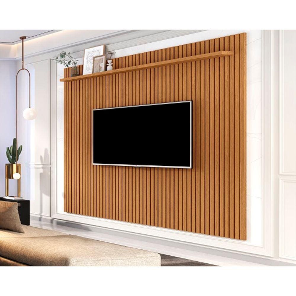 Painel Para TV Até 75 Polegadas Ripado Verdadeiro Venus 1.8 X 2.2 Nature – Giga Móveis