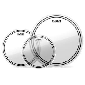 Kit De Peles Rock Evans Ec2s Transparente Etp-ec2sclr-r [f035]