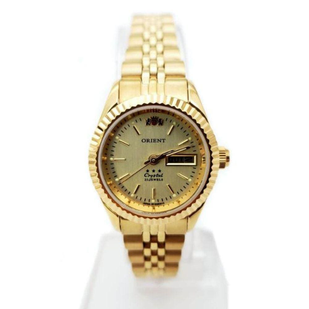 Relógio Orient Feminino Automatico Dourado  559Eb1nhc1kx