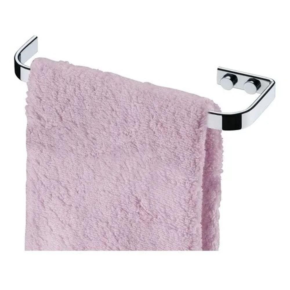 Porta Toalha De Rosto E Mãos Cromado 22Cm