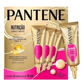 Kit Ampolas Pantene Nutrição Umectante 15Ml C/3