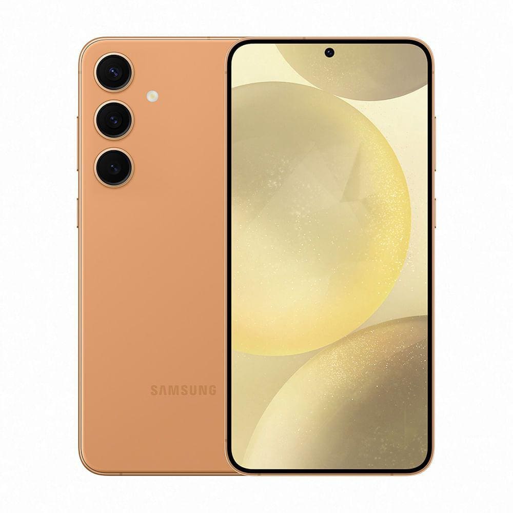 Celular Samsung Galaxy S24+, 256GB, 12GB de RAM, Tela de 6.7”, Galaxy AI - Laranja