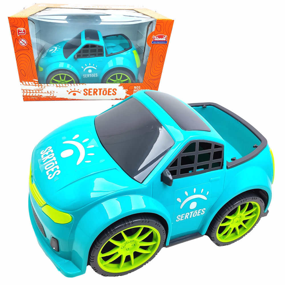 Brinquedo Caminhonete Suv Rally Dos Sertões Carrinho Veículo Oficial Pick-Up Verde