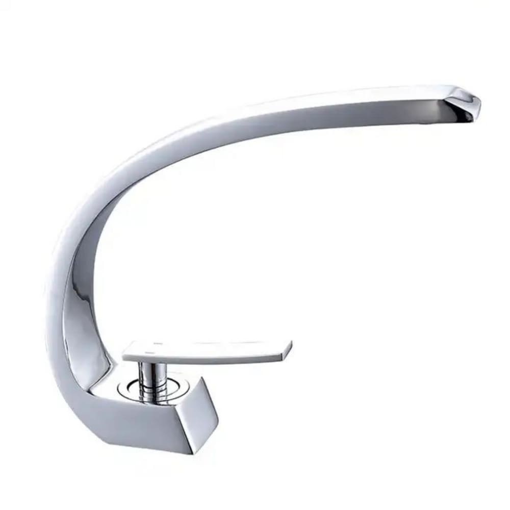 Torneira Para Banheiro Misturador Monocomando Lavabo Cromada Curva Luxo