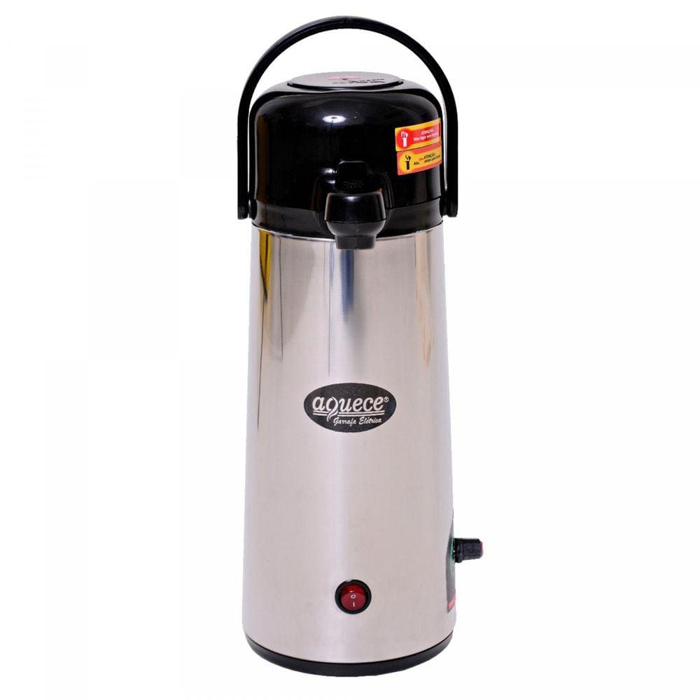 Garrafa Elétrica Premium 220V Aquece Inox