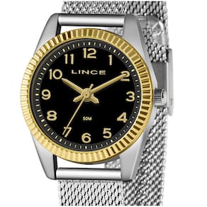 Relógio Lince Feminino Dourado/Prata Lrt4674l P2sx