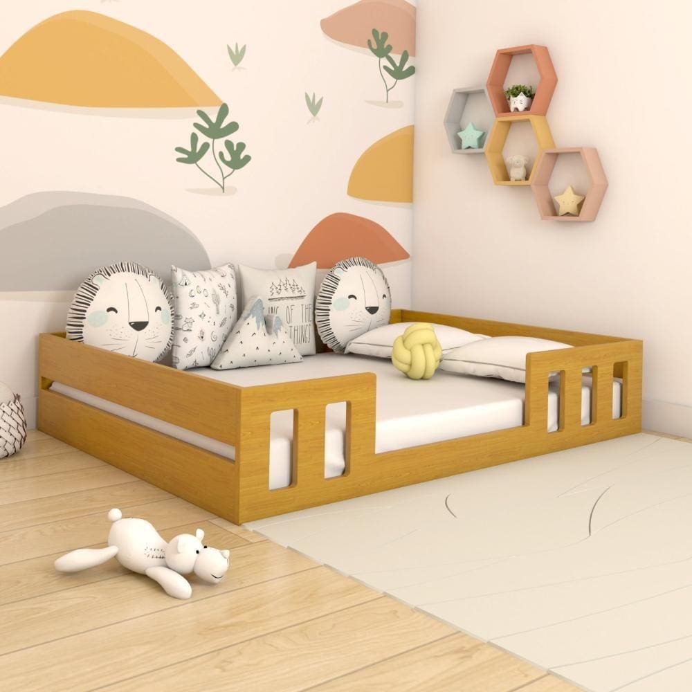 Cama Casal Montessoriana Play Marrom
