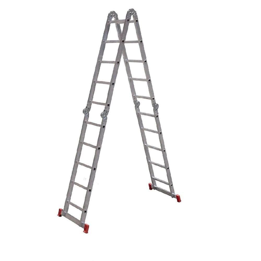 Escada Articulada 5X4 Degraus De Aluminio 13 Em 1 Botafogo - Esc0294