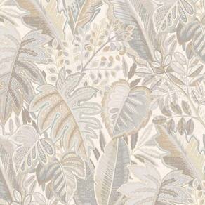 Papel De Parede Ciara Folhagem Branco A64201
