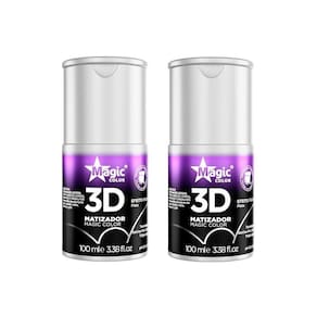 Matizador Gloss Magic Color 100Ml Efeito Prata - Kit Com 2Un