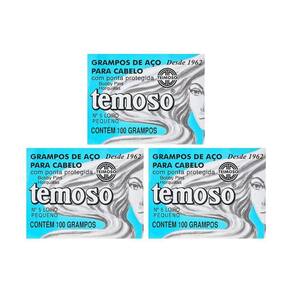 Grampo Teimoso N 5 Com 100Un Louro - Kit Com 3Un
