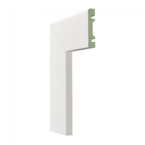Guarnição de MDF 7cm x 15mm x 2,40m Liso Resistente a Umidade Moldufama 700 Branco