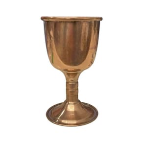 Cálice Para Ritual em Alumínio Pintado Cobreado 14cm 200 ml