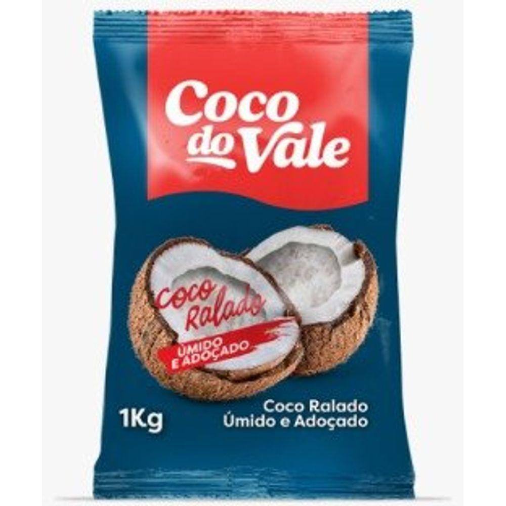 Coco Umido Adoçado 1kg - Coco Do Vale