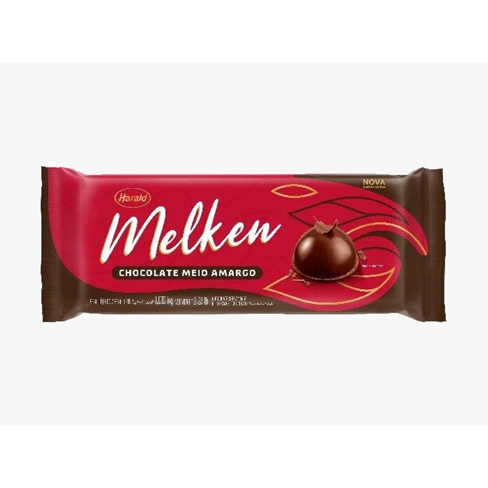 Chocolate Melken Meio Amargo 1,01kg - Harald