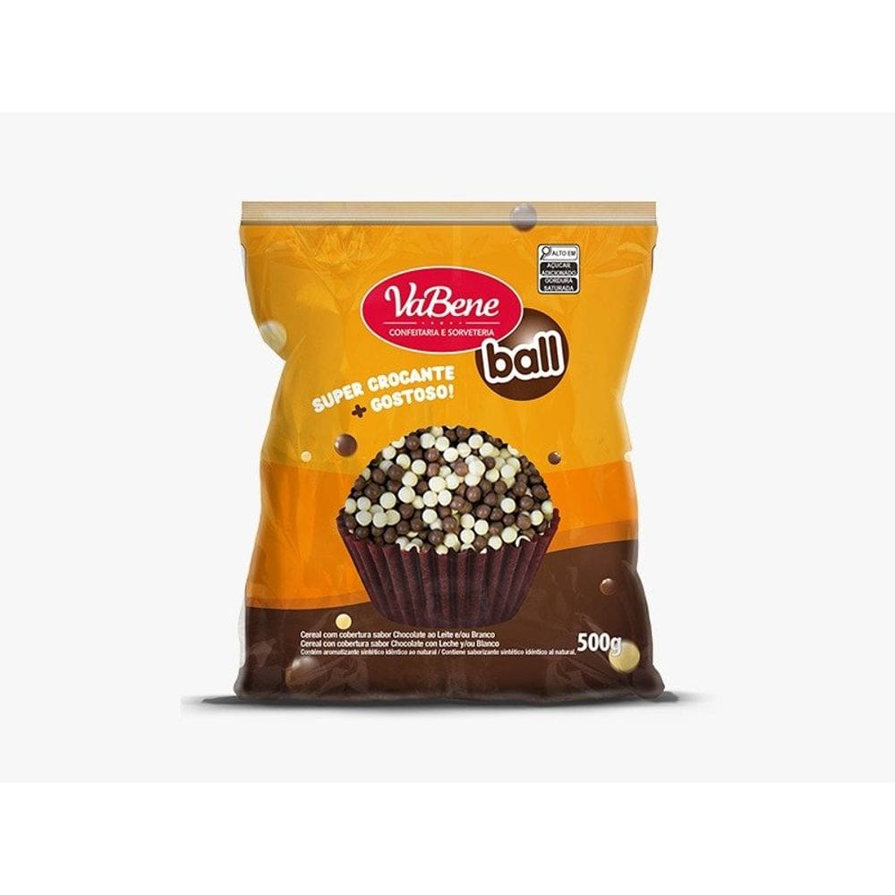 Cereal Mini Ao Leite Branco 500g - Vabene