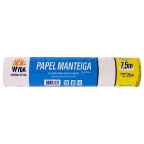 Papel Manteiga Rolo 29cm 7,5MTS - Wyda