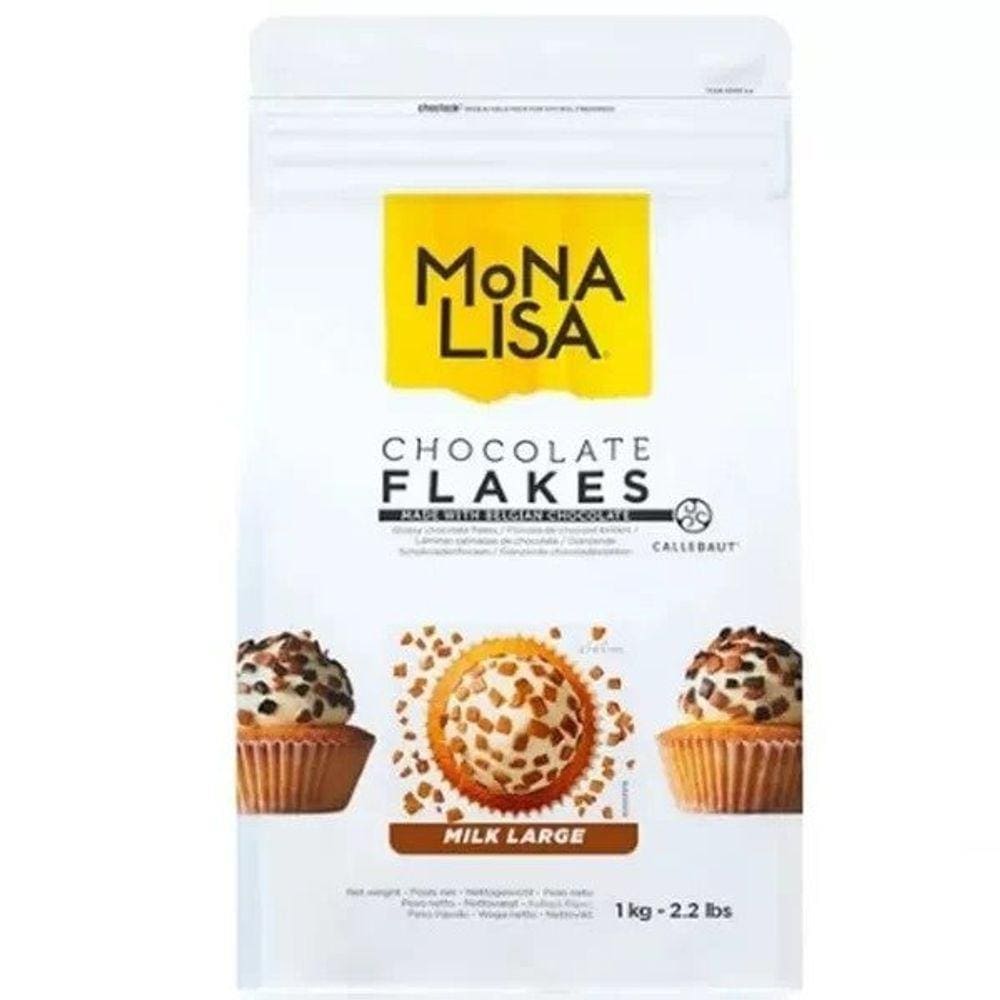 Monalisa Flakes Milk Large 1kg - Callebaut