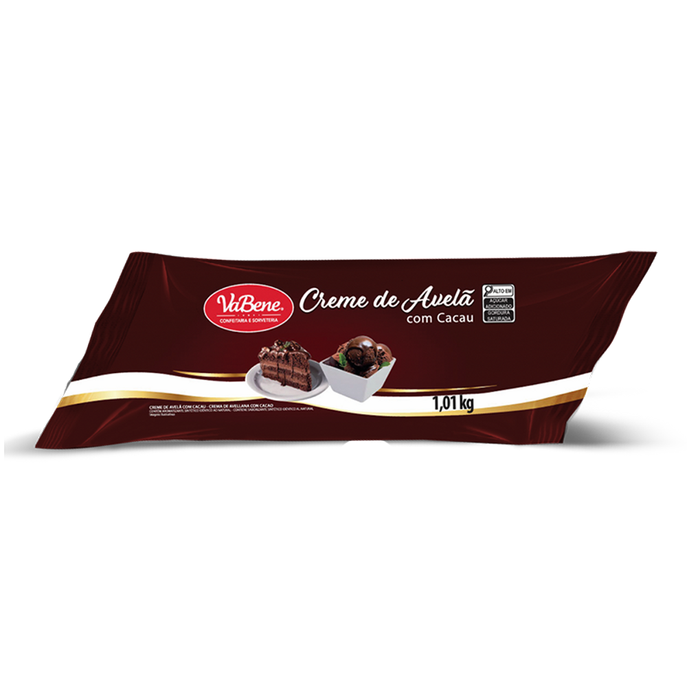 Creme de Avelã Com Cacau 1,01kg - Vabene