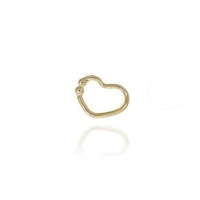 Piercing Fake Forma De Coração [f027]