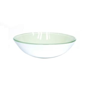 Cuba de Vidro para Banheiro Redonda 42cm Branca