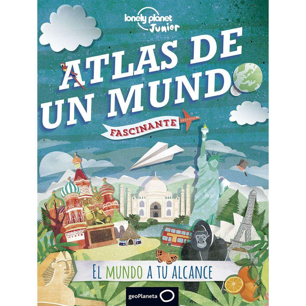 Edição em espanhol do Atlas Lonely Planet Un Mundo Fascinante