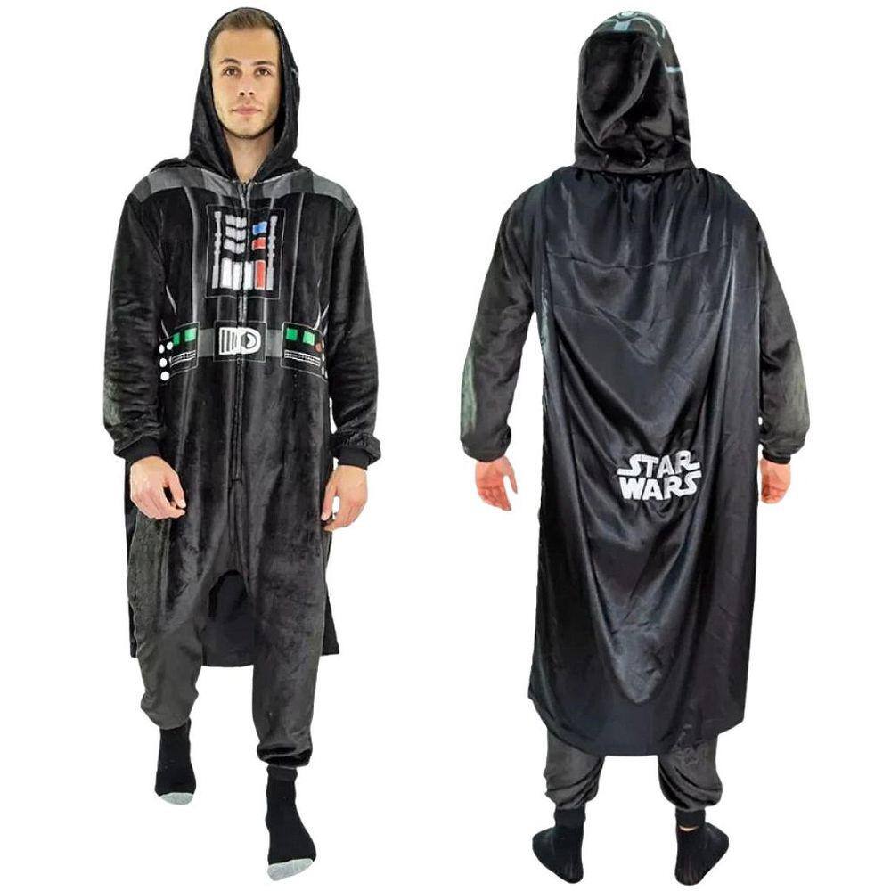Darth Vader Kigurumi Pijama Roupa Macacão Oficial Star Wars