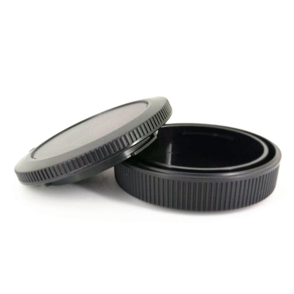 Kit com tampas de proteção (traseira da lente + corpo da câmera) para Canon EOS RF / RF-S