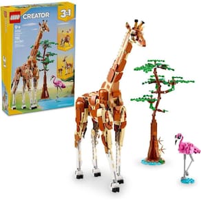 Blocos de Montar - Animais Selvagens do Safari - Creator M BRINQ