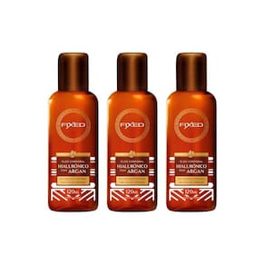 Oleo Fixed Corporal Hialuronico Com Argan 120Ml - Kit 3Un