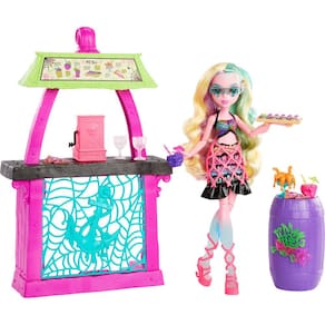 Conjunto de brinquedos Monster High Lagoona Blue Scare-adise Island com acesso