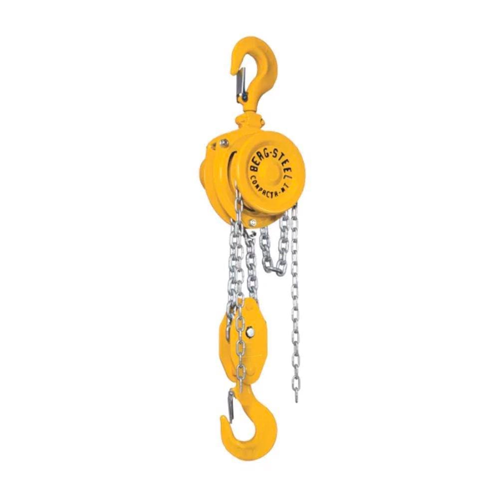 Talha Manual Compacta NT-8 3t e 3 metros de Elevação - Berg-Steel 3523-NT8