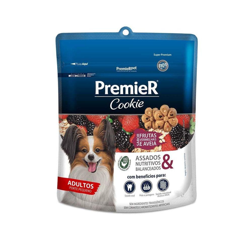 Biscoito Premier Cookie Adulto Pequeno Frutas Vermelhas 50G