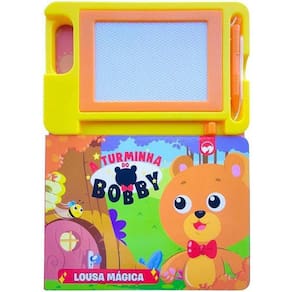 Livro Brinquedo Ilustrado Bobby Com Lousa Mágica