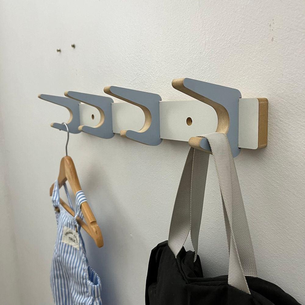2 Cabideiros duplo parede gancho suporte roupas decoração