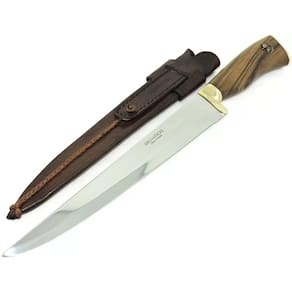 Faca Premium Especial Churrasco 10 pol. Bainha de Couro