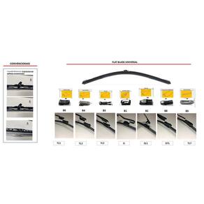Palheta Limpador Para-Brisa Authomix Fiesta/Peugeot 208
