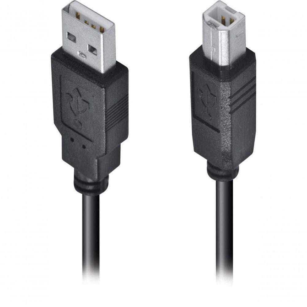 Cabo Usb Para Impressora A Macho X B Macho 2.0 1.8m Uambm 18