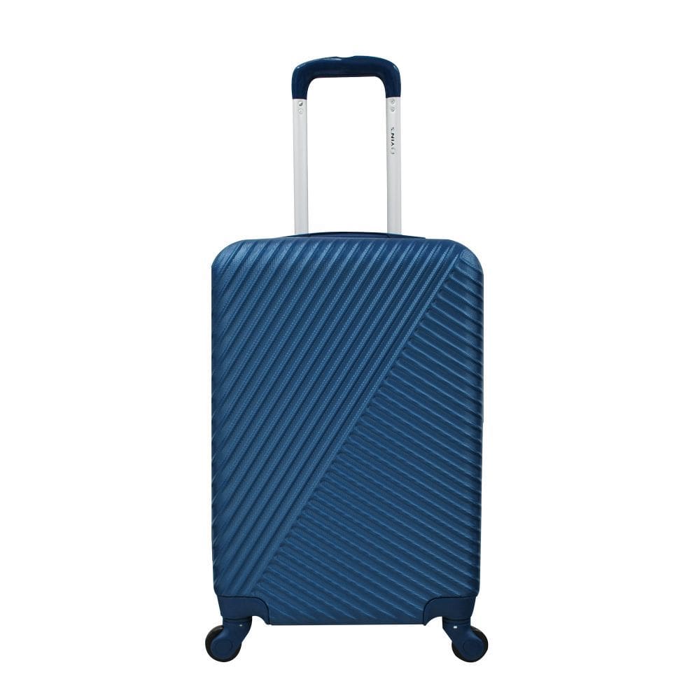 Mala de Bordo Abs para Viagem Yins Ys21037 Cadeado Embutido Rodas Giro 360º Azul