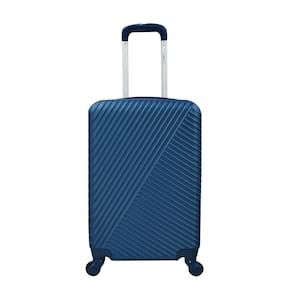 Mala de Bordo Abs para Viagem Yins Ys21037 Cadeado Embutido Rodas Giro 360º Azul