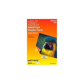 Auto Adesivo Dupla Face Photo Fix 20 Blisters De 504Un